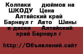 Колпаки  15 дюймов на ШКОДУ › Цена ­ 250 - Алтайский край, Барнаул г. Авто » Шины и диски   . Алтайский край,Барнаул г.